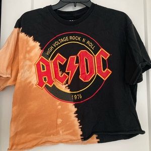 AC/DC cropped shirt